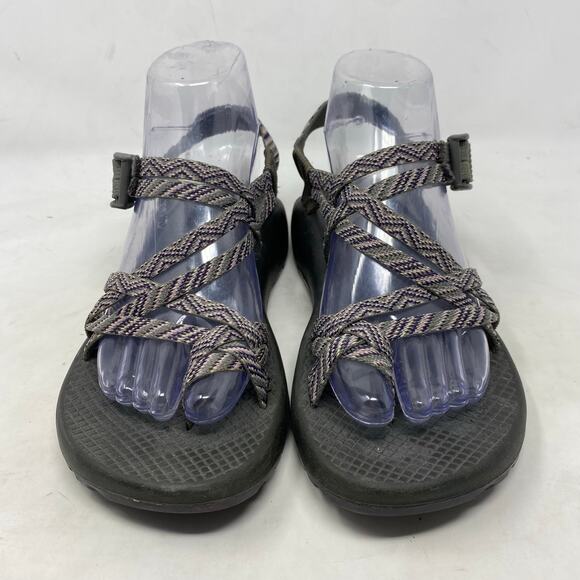 Chaco Womens Z/1 Classic Outdoor Hiking Sandals Gray Strappy Adjustable Size 8 - Picture 3 of 8